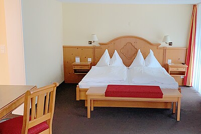 Bett im Superior Zimmer